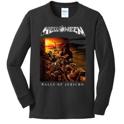 Helloween Walls Of Jericho Kids Long Sleeve Shirt