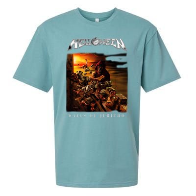 Helloween Walls Of Jericho Sueded Cloud Jersey T-Shirt