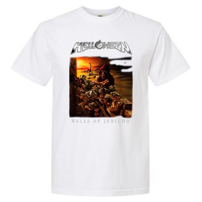 Helloween Walls Of Jericho Garment-Dyed Heavyweight T-Shirt