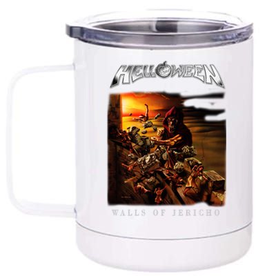 Helloween Walls Of Jericho 12 oz Stainless Steel Tumbler Cup