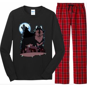 Hunter's Wolf Owl House Bad Girl Cartoon Movie Long Sleeve Pajama Set