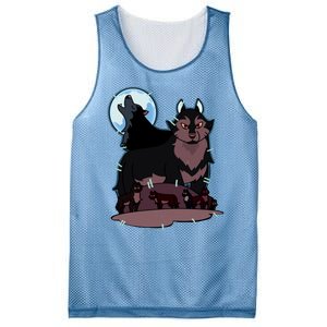 Hunter's Wolf Owl House Bad Girl Cartoon Movie Mesh Reversible Basketball Jersey Tank