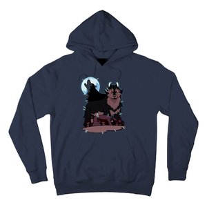 Hunter's Wolf Owl House Bad Girl Cartoon Movie Hoodie