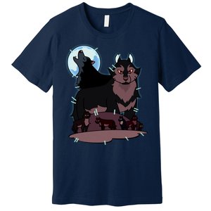 Hunter's Wolf Owl House Bad Girl Cartoon Movie Premium T-Shirt