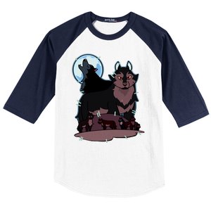 Hunter's Wolf Owl House Bad Girl Cartoon Movie Baseball Sleeve Shirt