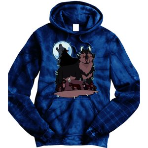 Hunter's Wolf Owl House Bad Girl Cartoon Movie Tie Dye Hoodie