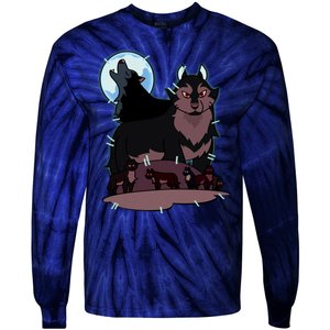 Hunter's Wolf Owl House Bad Girl Cartoon Movie Tie-Dye Long Sleeve Shirt