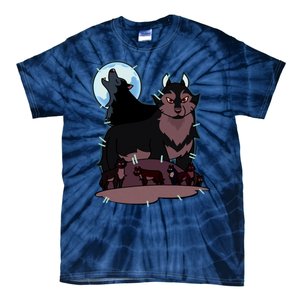 Hunter's Wolf Owl House Bad Girl Cartoon Movie Tie-Dye T-Shirt