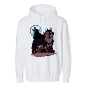 Hunter's Wolf Owl House Bad Girl Cartoon Movie Garment-Dyed Fleece Hoodie