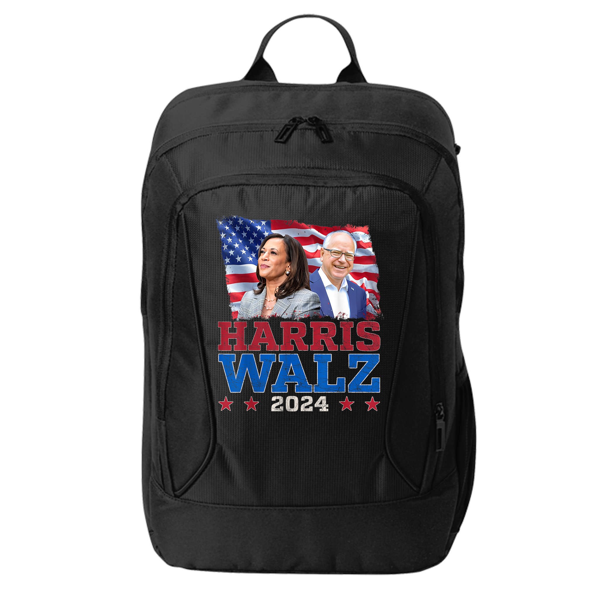 Harris Walz President Election 2024 Kamala Harris Tim Walz City Backpack