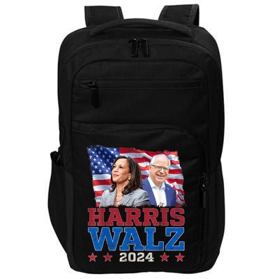 Harris Walz President Election 2024 Kamala Harris Tim Walz Impact Tech Backpack