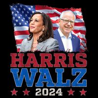 Harris Walz President Election 2024 Kamala Harris Tim Walz Drawstring Bag