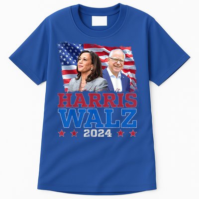Harris Walz President Election 2024 Kamala Harris Tim Walz Tall T-Shirt