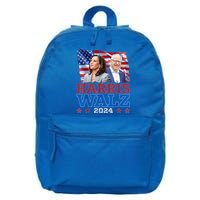 Harris Walz President Election 2024 Kamala Harris Tim Walz 16 in Basic Backpack
