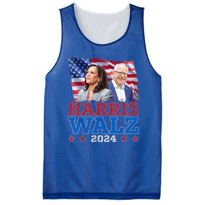 Harris Walz President Election 2024 Kamala Harris Tim Walz Mesh Reversible Basketball Jersey Tank