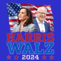 Harris Walz President Election 2024 Kamala Harris Tim Walz Poster