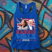 Harris Walz President Election 2024 Kamala Harris Tim Walz Womens Tank Top