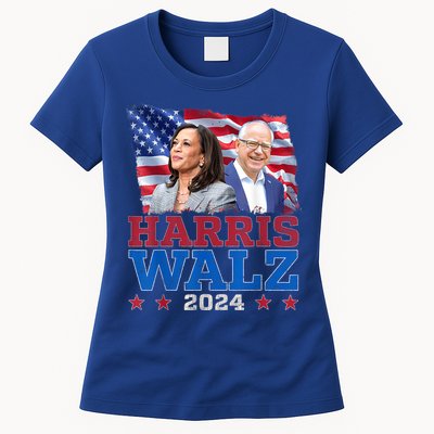 Harris Walz President Election 2024 Kamala Harris Tim Walz Womens T-Shirt