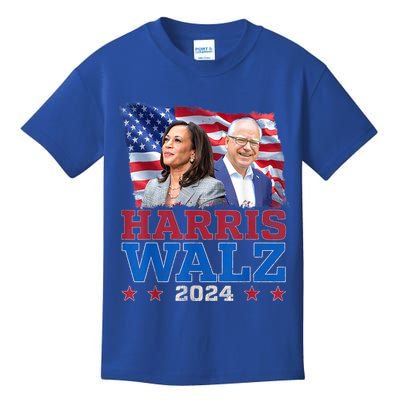 Harris Walz President Election 2024 Kamala Harris Tim Walz Kids T-Shirt