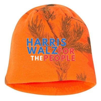 Harris Walz President Kamala Harris 2024 Kati - Camo Knit Beanie