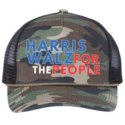 Harris Walz President Kamala Harris 2024 Retro Rope Trucker Hat Cap