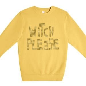 Halloween Witch Please Abh059 Gift Premium Crewneck Sweatshirt