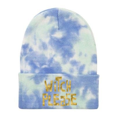 Halloween Witch Please Abh059 Gift Tie Dye 12in Knit Beanie