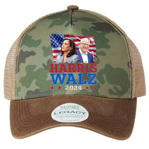 Harris Walz President Election 2024 Kamala Harris Tim Walz Legacy Tie Dye Trucker Hat