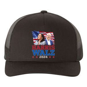 Harris Walz President Election 2024 Kamala Harris Tim Walz Yupoong Adult 5-Panel Trucker Hat