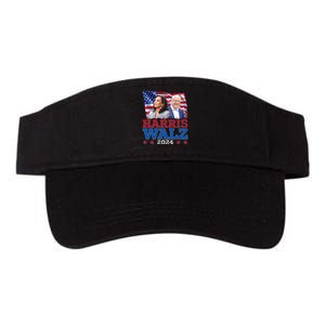 Harris Walz President Election 2024 Kamala Harris Tim Walz Valucap Bio-Washed Visor