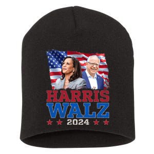 Harris Walz President Election 2024 Kamala Harris Tim Walz Short Acrylic Beanie