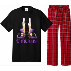 Halloween Witch Please Purple Meaningful Gift Pajama Set