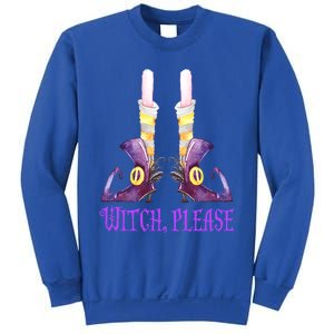 Halloween Witch Please Purple Meaningful Gift Sweatshirt