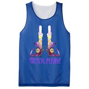 Halloween Witch Please Purple Meaningful Gift Mesh Reversible Basketball Jersey Tank