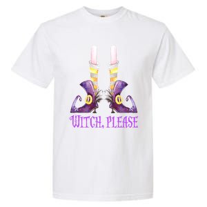 Halloween Witch Please Purple Meaningful Gift Garment-Dyed Heavyweight T-Shirt