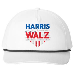 Harris Walz President T For Kamala 2024 Premium Snapback Five-Panel Rope Hat