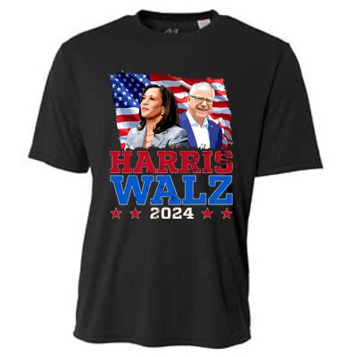 Harris Walz President Election 2024 Kamala Harris Tim Walz Cooling Performance Crew T-Shirt