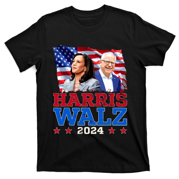 Harris Walz President Election 2024 Kamala Harris Tim Walz T-Shirt