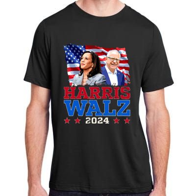 Harris Walz President Election 2024 Kamala Harris Tim Walz Adult ChromaSoft Performance T-Shirt