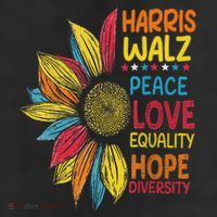Harris Waltz Peace Love Equality Hope Diversity Beanie