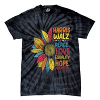 Harris Waltz Peace Love Equality Hope Diversity Tie-Dye T-Shirt