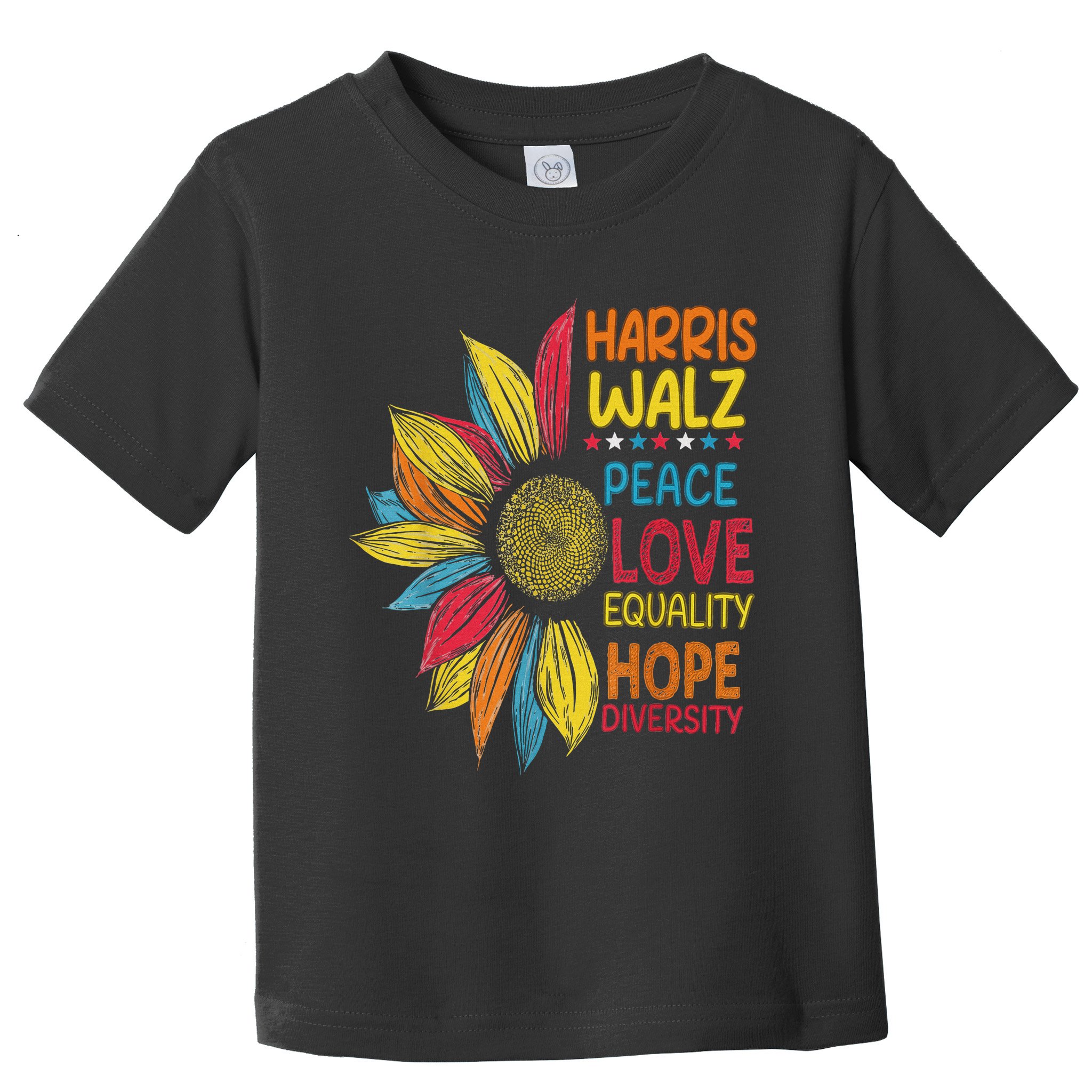 Harris Waltz Peace Love Equality Hope Diversity Toddler T-Shirt