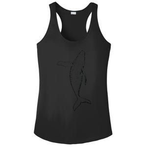 Humpback Whale | Playful And The Whales Ladies PosiCharge Competitor Racerback Tank