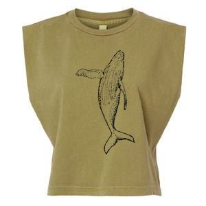 Humpback Whale | Playful And The Whales Garment-Dyed Women's Muscle Tee