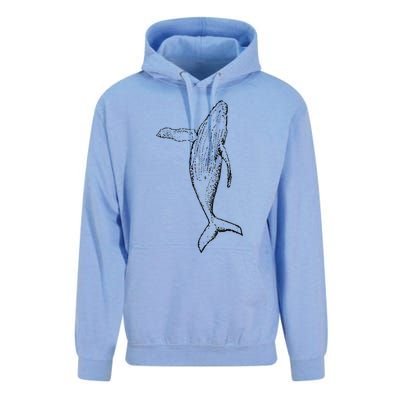 Humpback Whale | Playful And The Whales Unisex Surf Hoodie