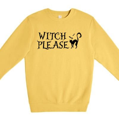 Halloween Witch Please Abh053 Gift Premium Crewneck Sweatshirt