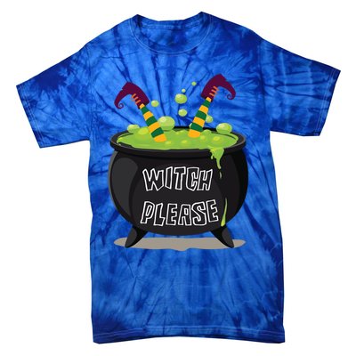 Halloween Witch Please Gift Tie-Dye T-Shirt