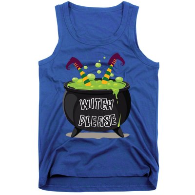 Halloween Witch Please Gift Tank Top