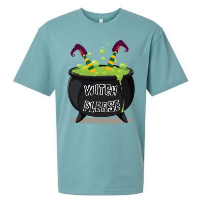 Halloween Witch Please Gift Sueded Cloud Jersey T-Shirt