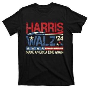 Harris Waltz Quote Harris Walz 2024 Make America Kind Againgift T-Shirt